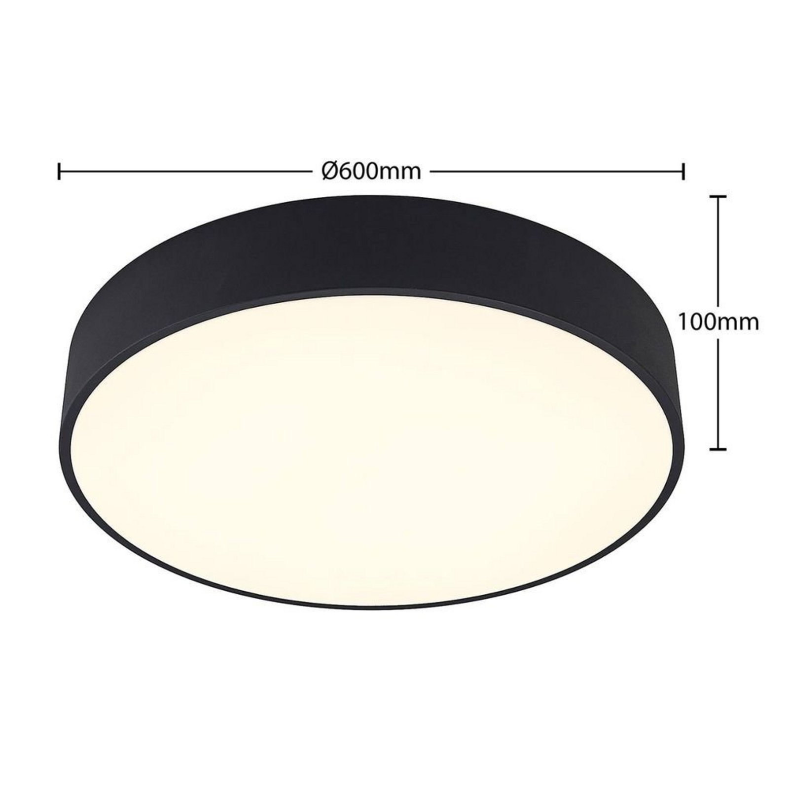 Noabelle LED Plafonieră Ø60 Black - Arcchio