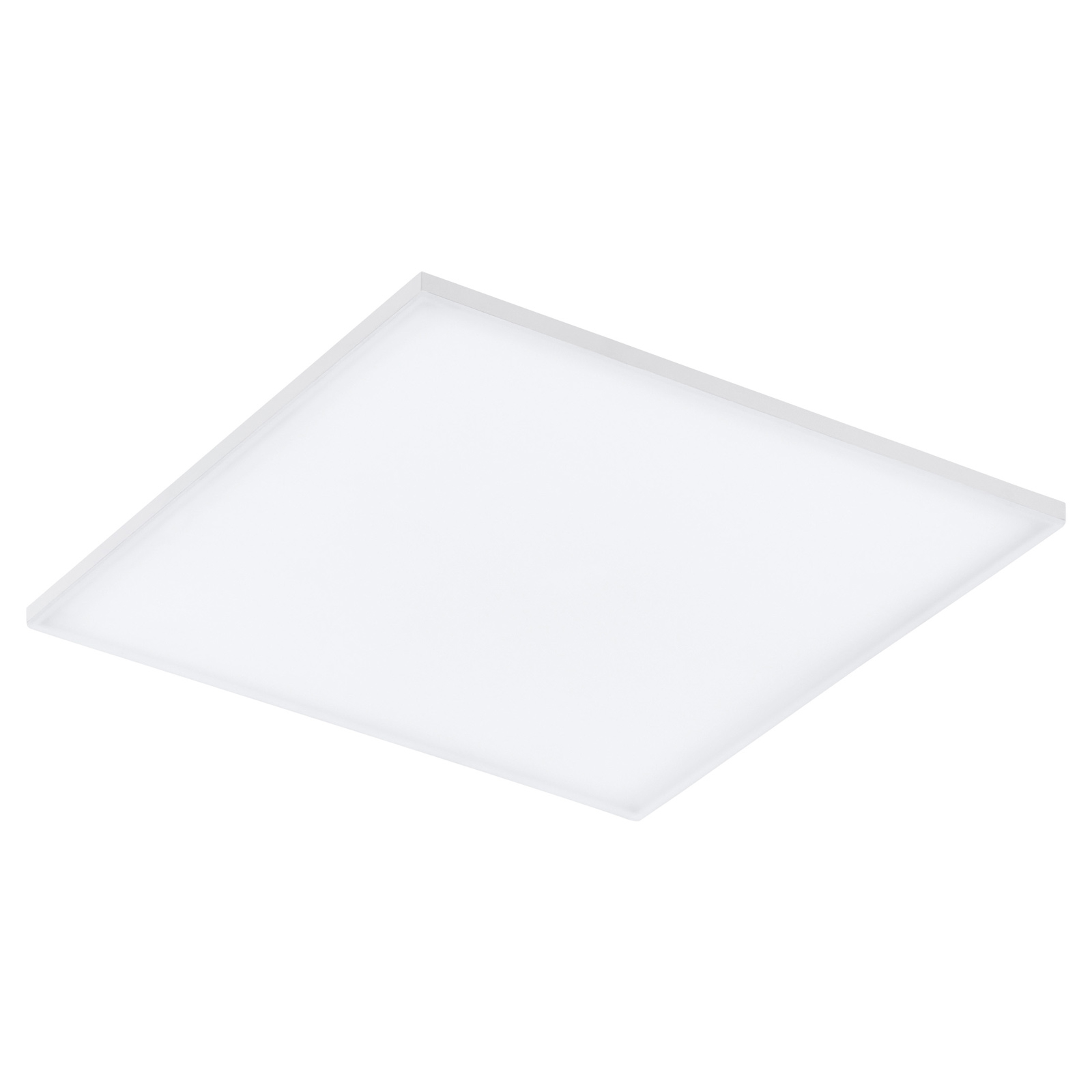 EGLO Turcona LED ceiling lamp, 59.5 x cm, for Living / Dining Room, steel, plastic, 33 W, energy efficiency: A+, L: 59.5 cm, W: 59.5 cm, H: 6 cm