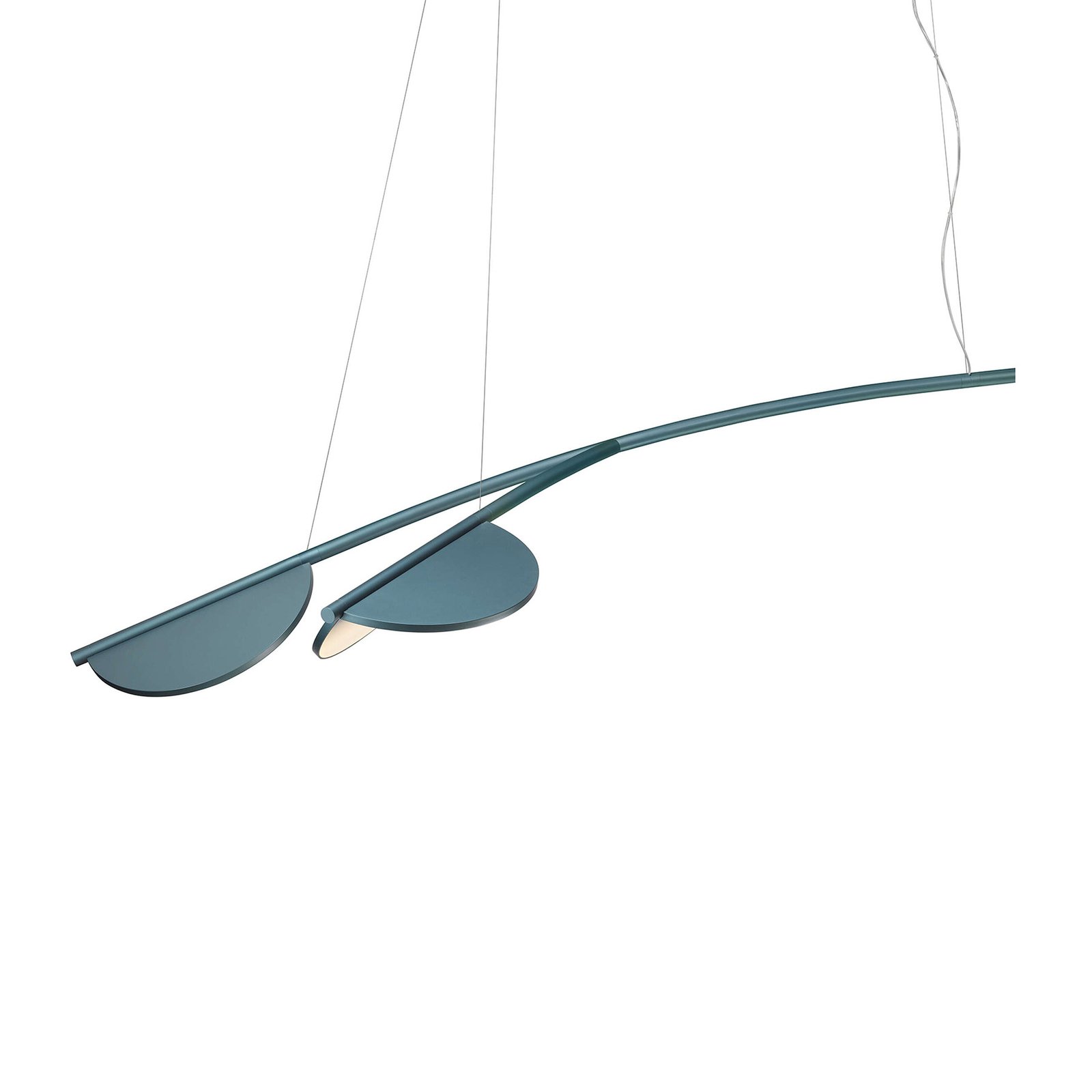 FLOS Almendra Organic LED hanging light, two-bulb