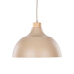 Cap pakabinamas šviestuvas, smėlio spalvos, metalas, Ø 34 cm, E27