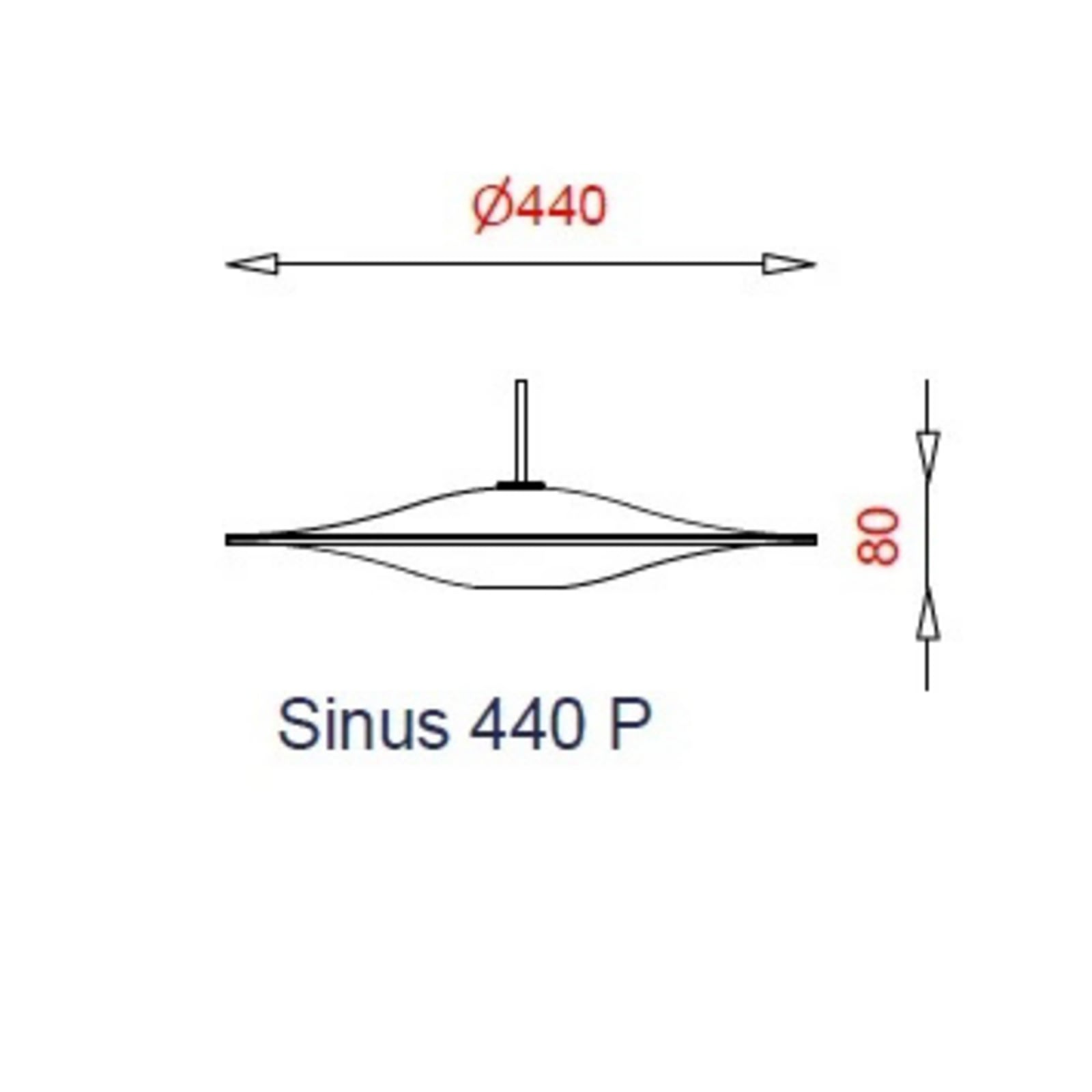 Sinus 440P LED Pakabinamas Šviestuvas - Piet Hein Sinus 440P LED Pakabinamas Šviestuvas - Piet Hein
