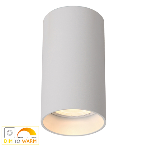 Plafonnier LED Delto dim to warm, rond