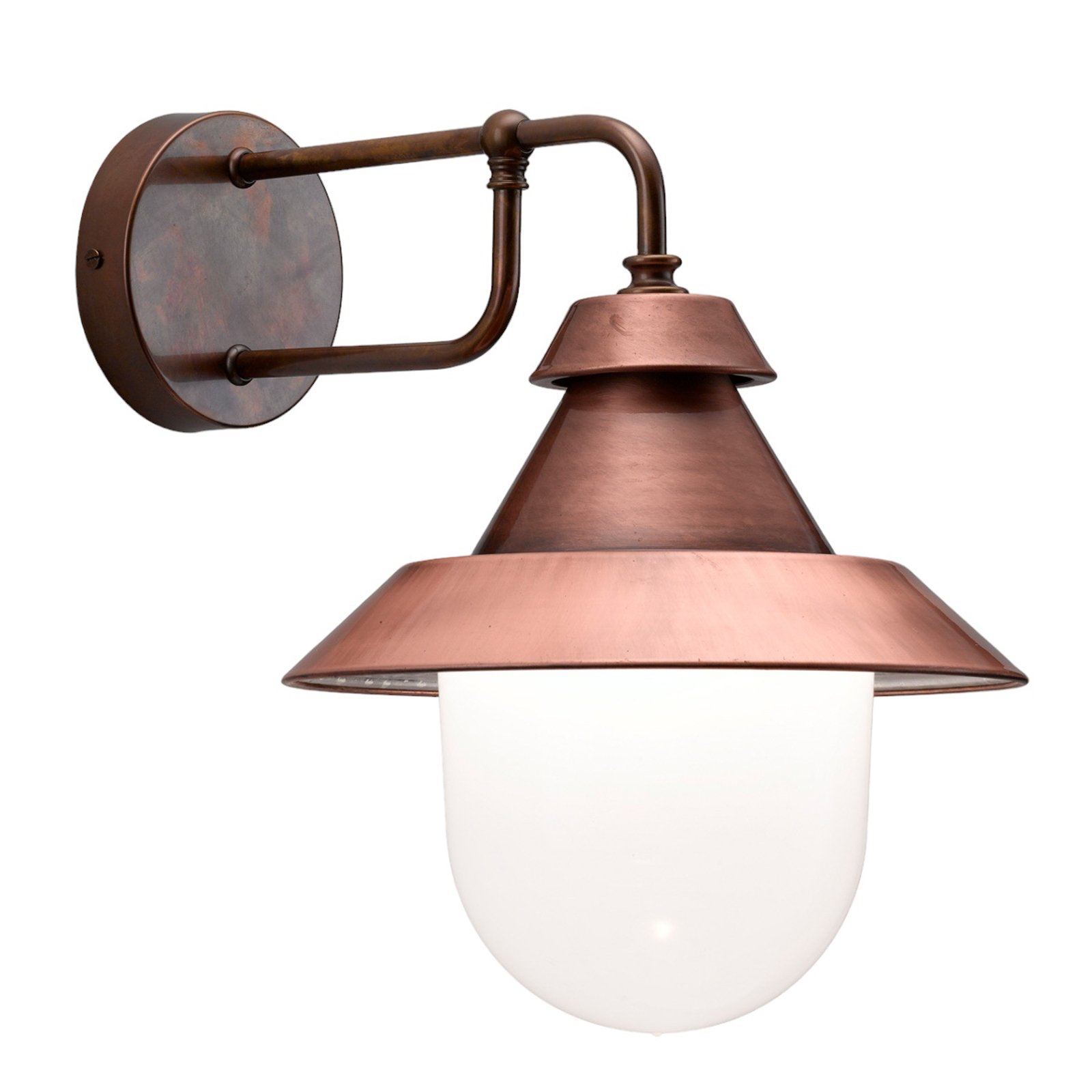 Beautiful Castello outdoor wall lamp, material mix