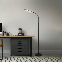 Lámpara de pie LED Pivaz ajustable touchdim negro