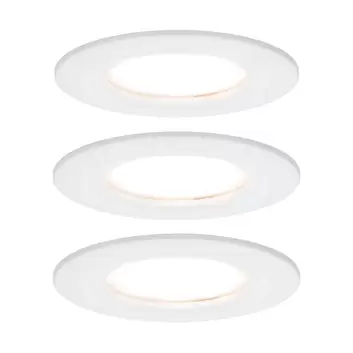 Paulmann Whirl LED-Einbauleuchte 4,9W 3er-Set rund
