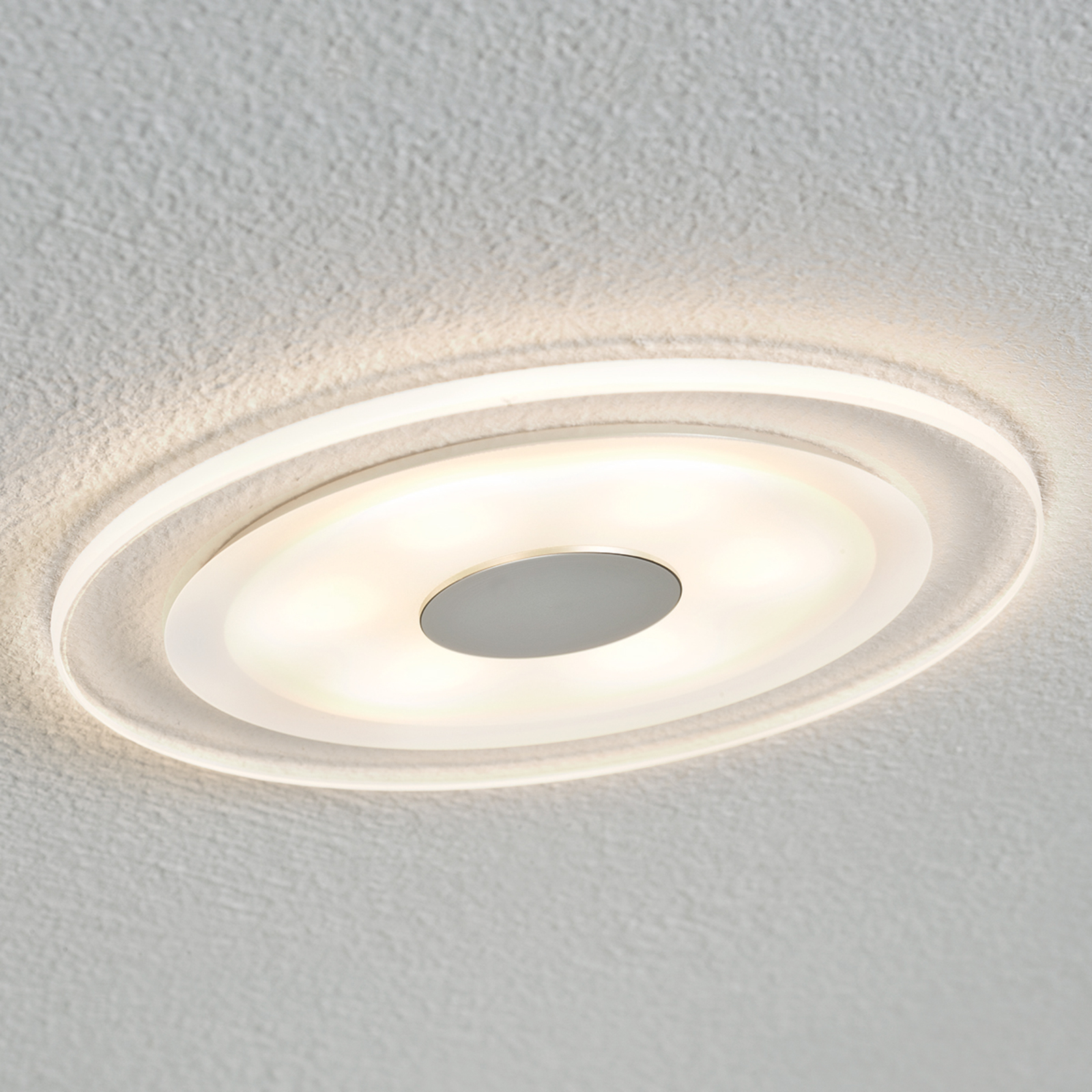 Enkel LED-inbyggnadslampa Whirl, 3dels-set