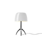 Lumiere Piccola Table Lamp E14 Black Chrome/White - Foscarini