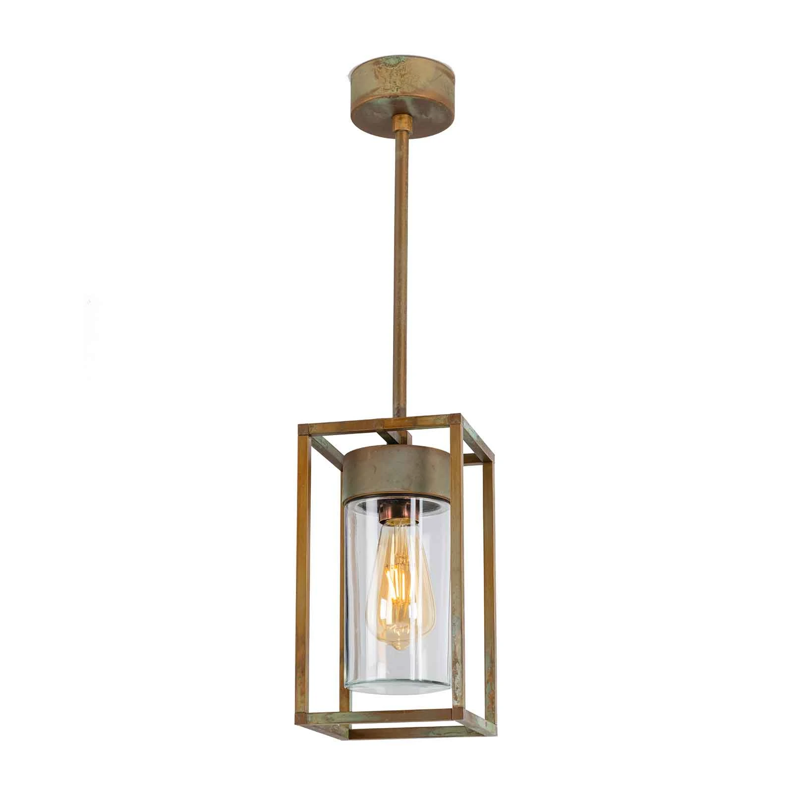 Suspension Cubic³ 3368 laiton ancien/transparent