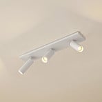 Arcchio Brinja Slim ceiling spotlight, white, 3-bulb, GU10 MR11