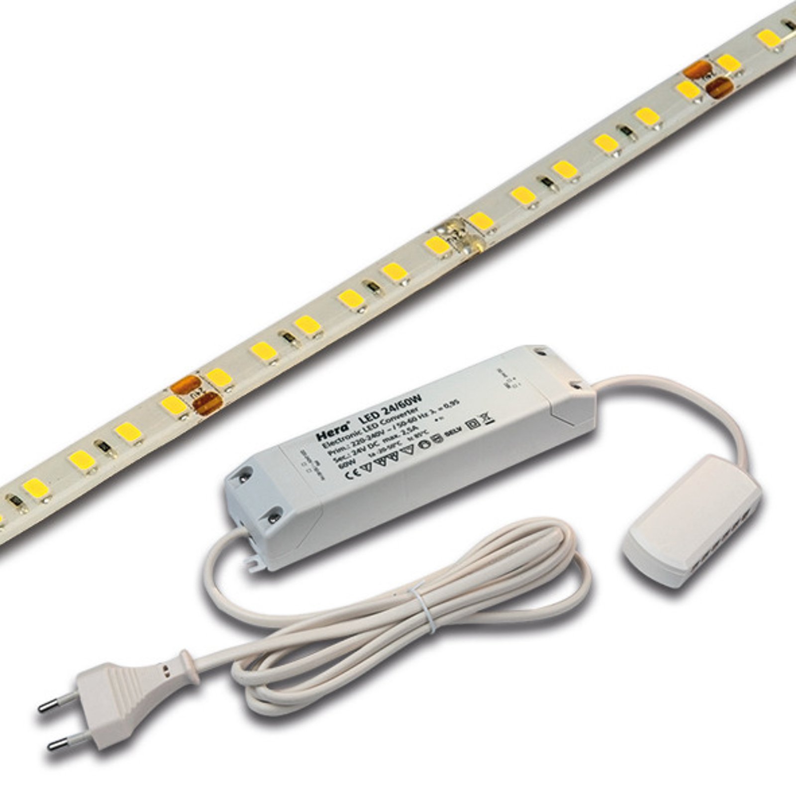 LED strip Basic-Tape S, IP54, 2,700K, length 500cm