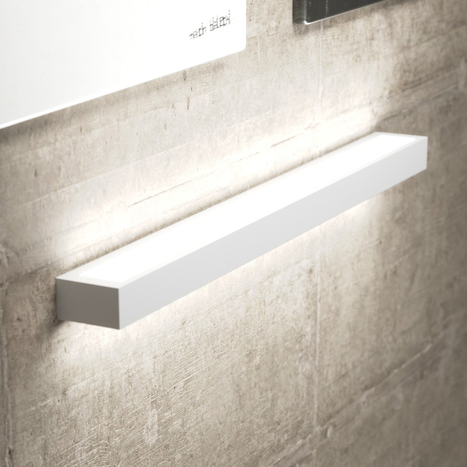 Applique LED Mera, largeur 80 cm, blanche, 3000K