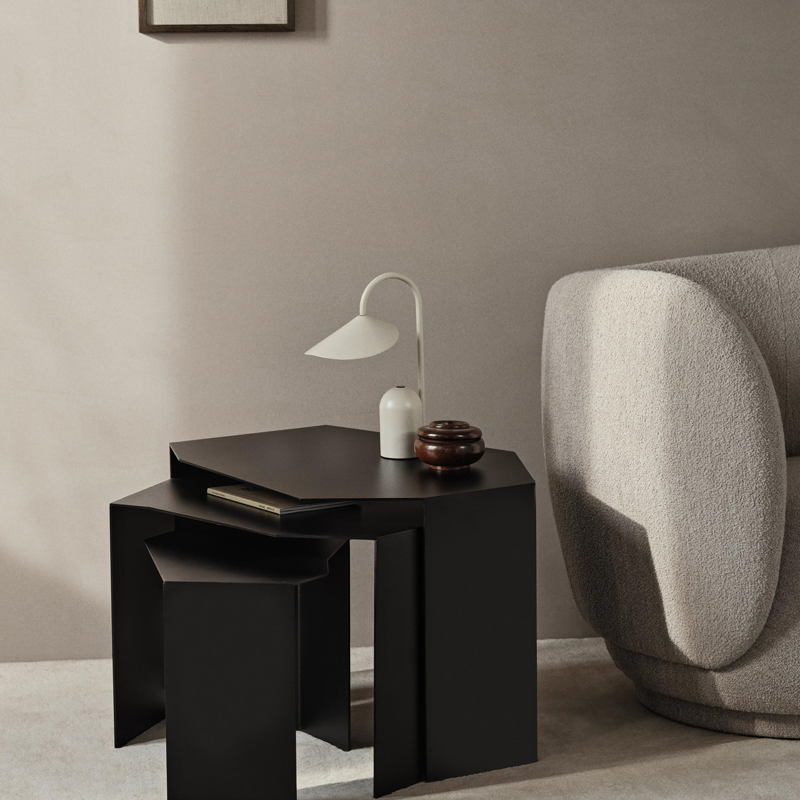 Arum Portátil Candeeiro de Mesa IP44 Cashmere - Ferm Living