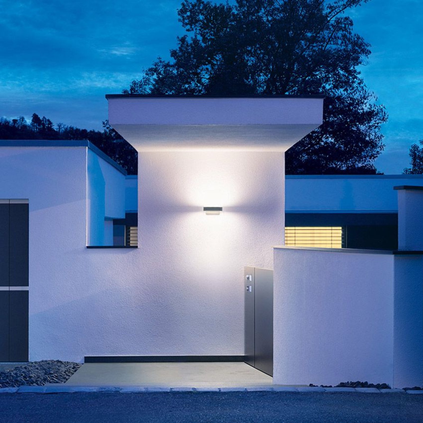 Steinel L 810 LED iHF - intelligent outdoor wall light, aluminium, plastic, 12 W, energy efficiency: A+, W: 23 cm, H: 9.1 cm