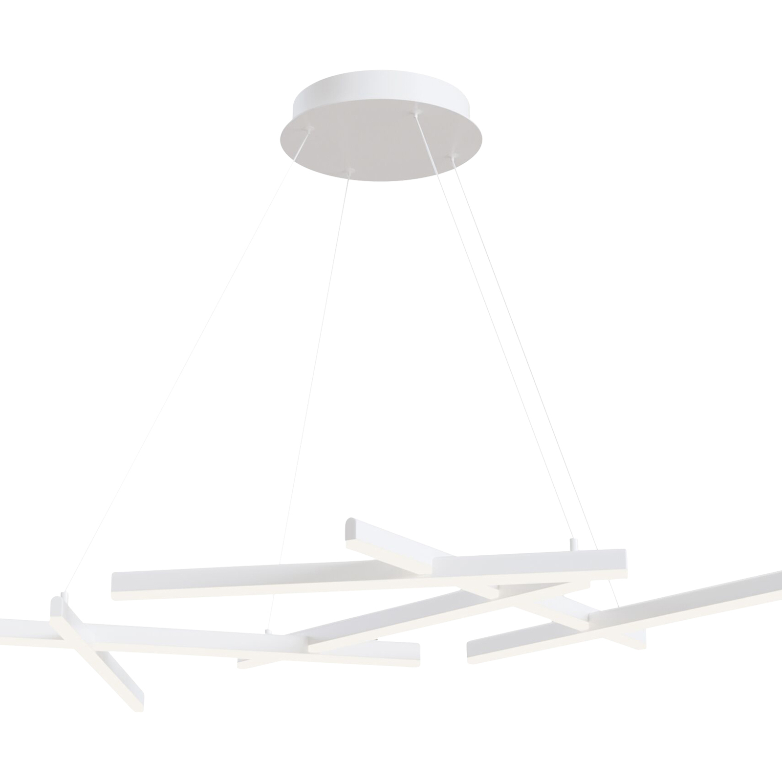 Maytoni Line LED pendant light 3,000 K white