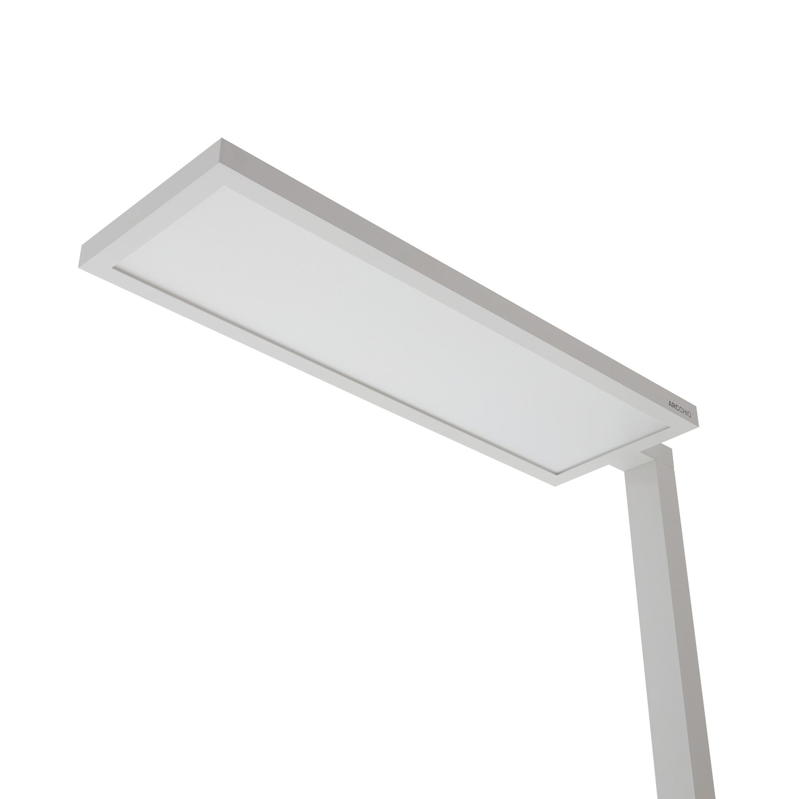 Arcchio Finix LED-gulvlampe, hvid 80 W, kan dæmpes