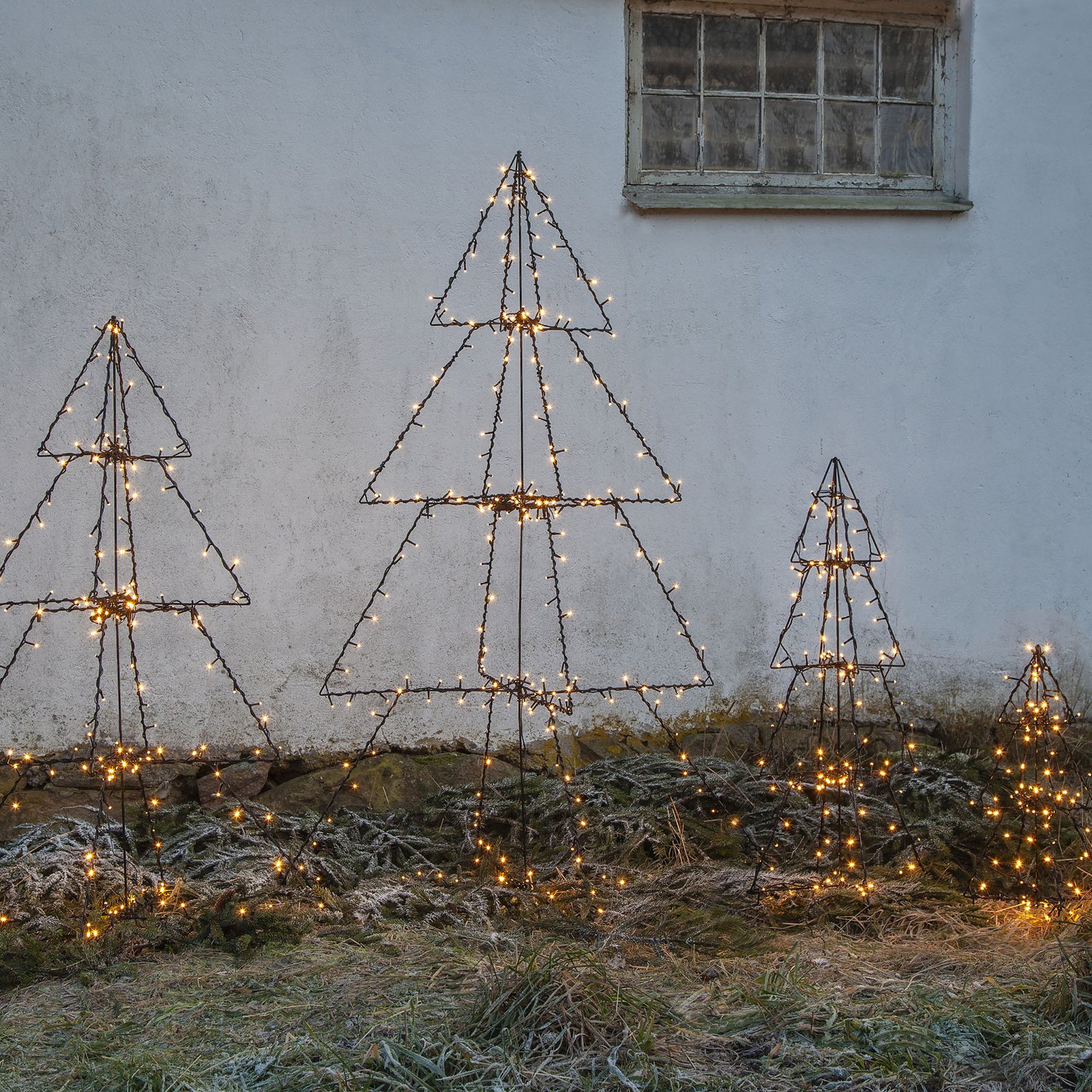 LED vonkajšia dekorácia Light Tree Foldy, výška 50 cm