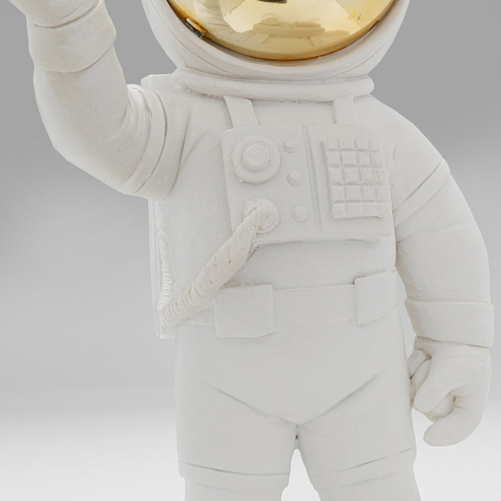 KARE dekorationsfigur Welcome Astronaut, höjd 27 cm, vit