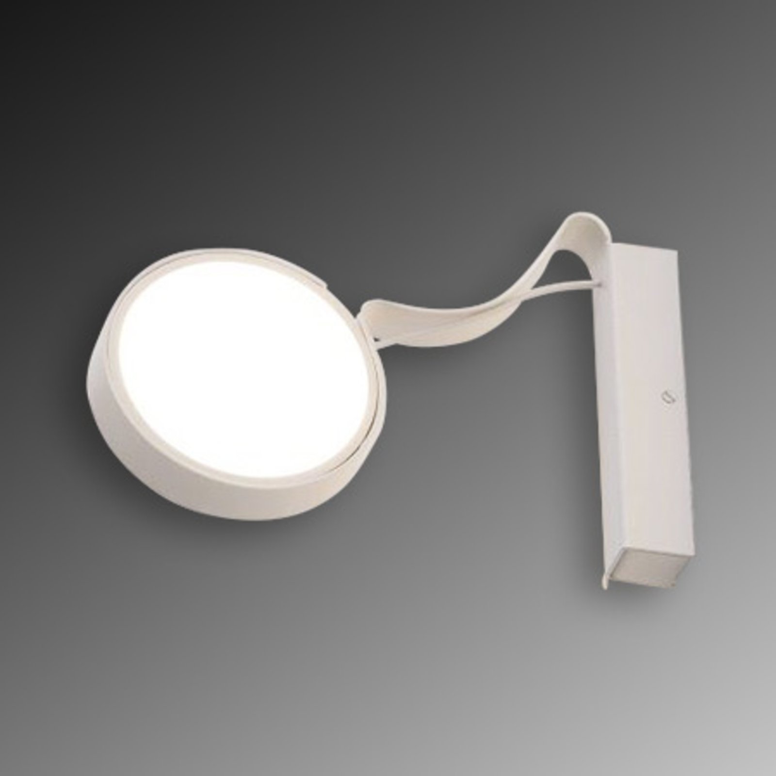 LED-vägglampa DND profil i vitt