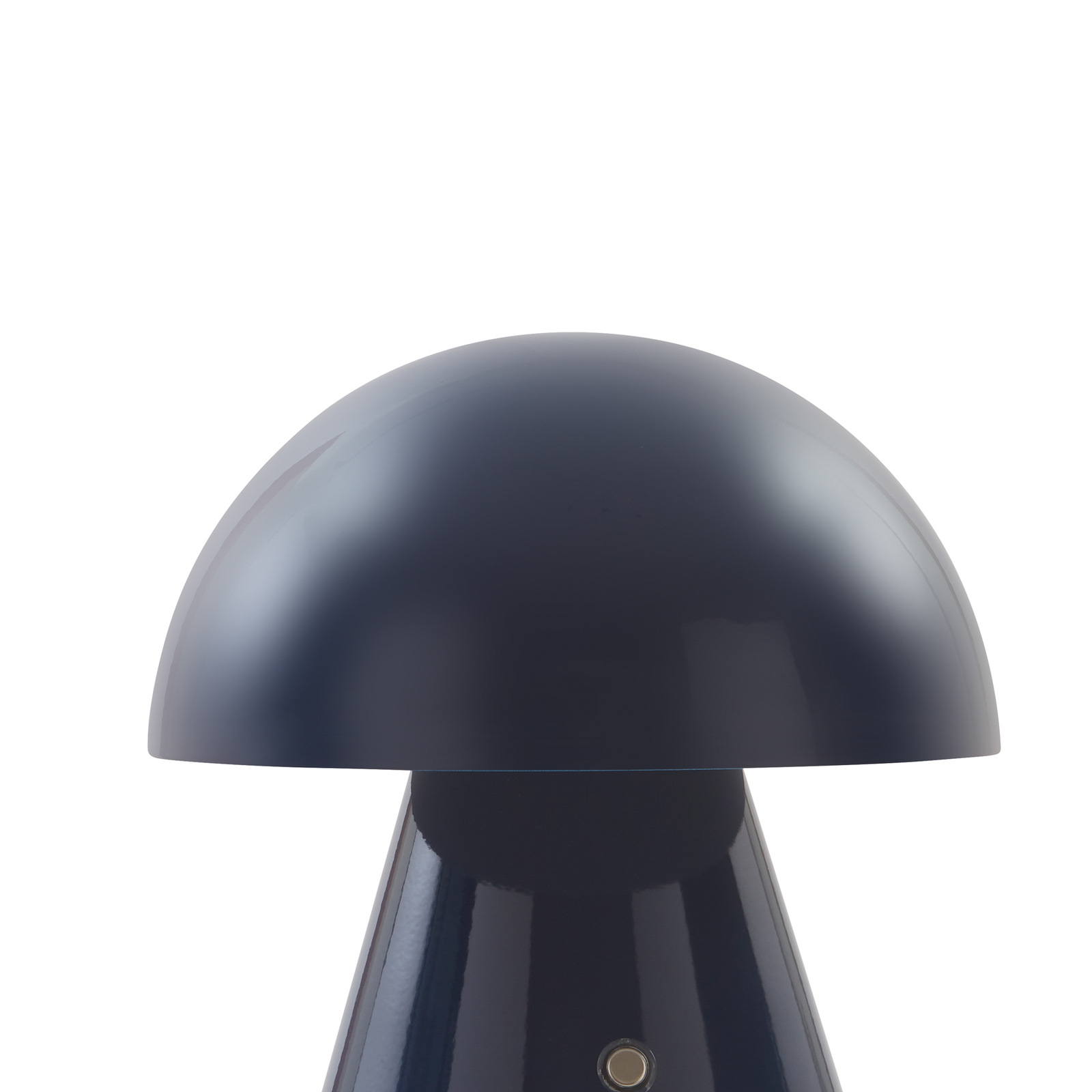 Lindby LED-uppladdningsbar bordslampa Nevijo, blå, USB, touchdimmer