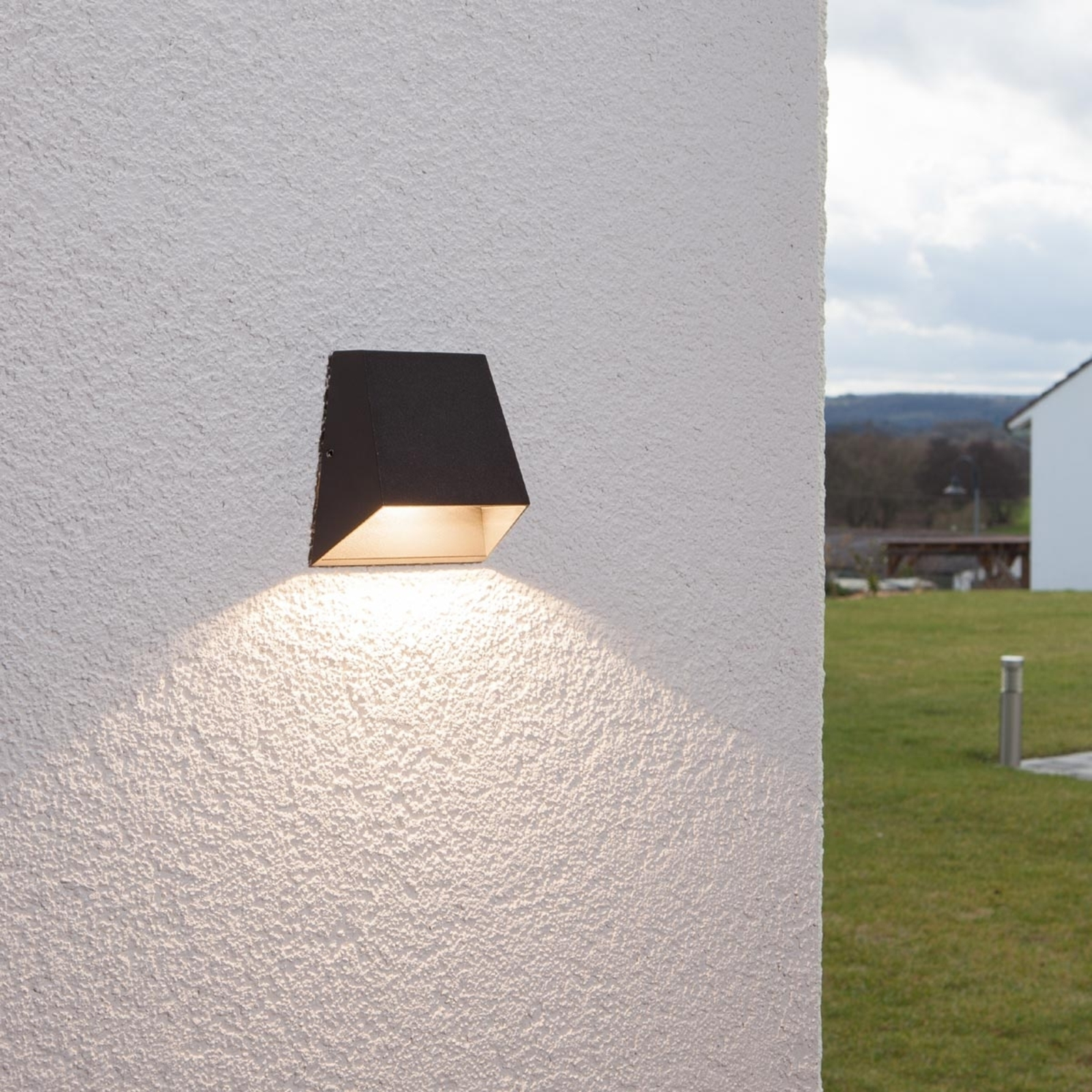 Hanno Buiten Wandlamp Graphite - Lucande