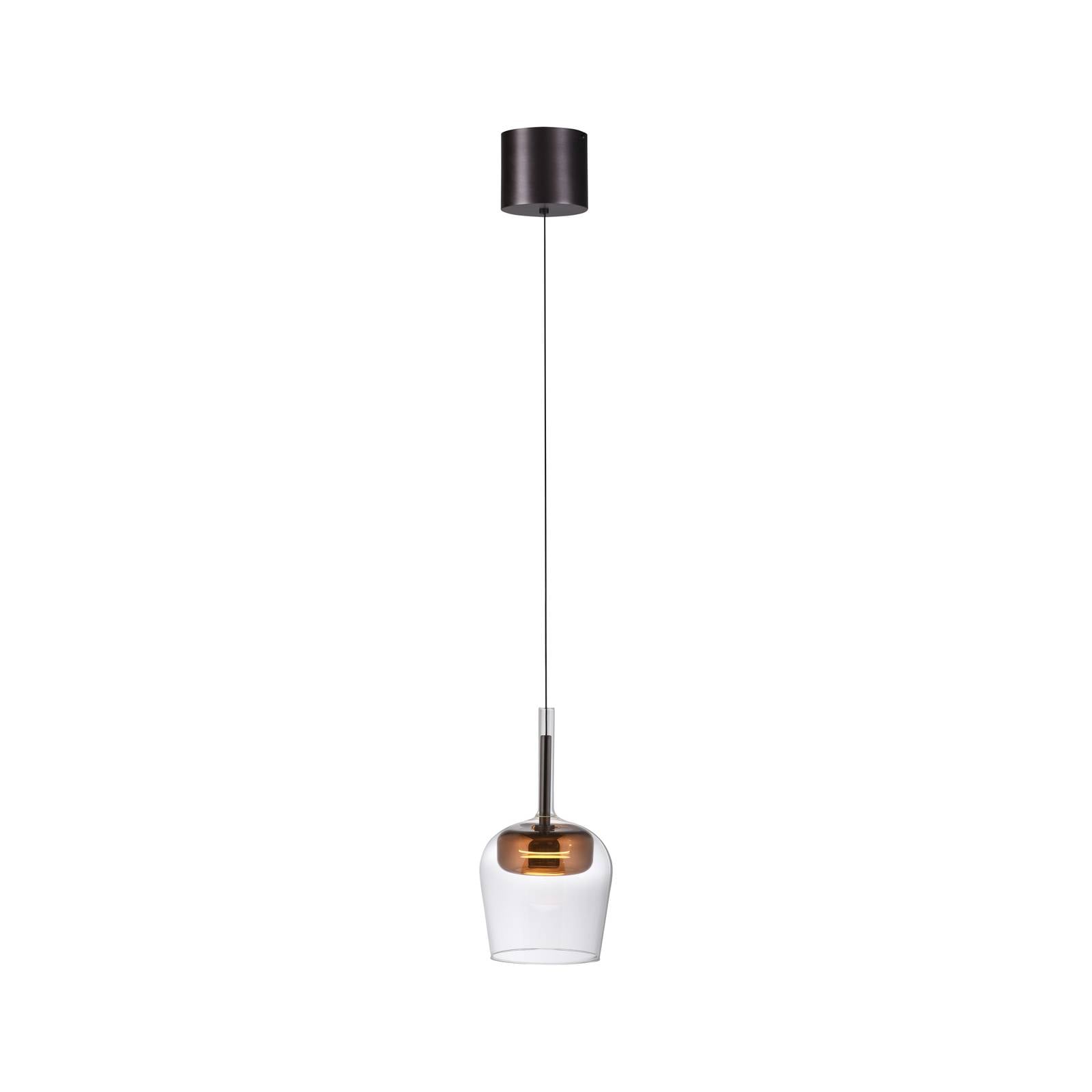 Paul Neuhaus Smart-LED-Hängelampe Q-Kon kupferfarben Ø 21 cm