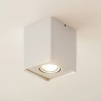 Lindby Laron downlight LED, angular, blanco