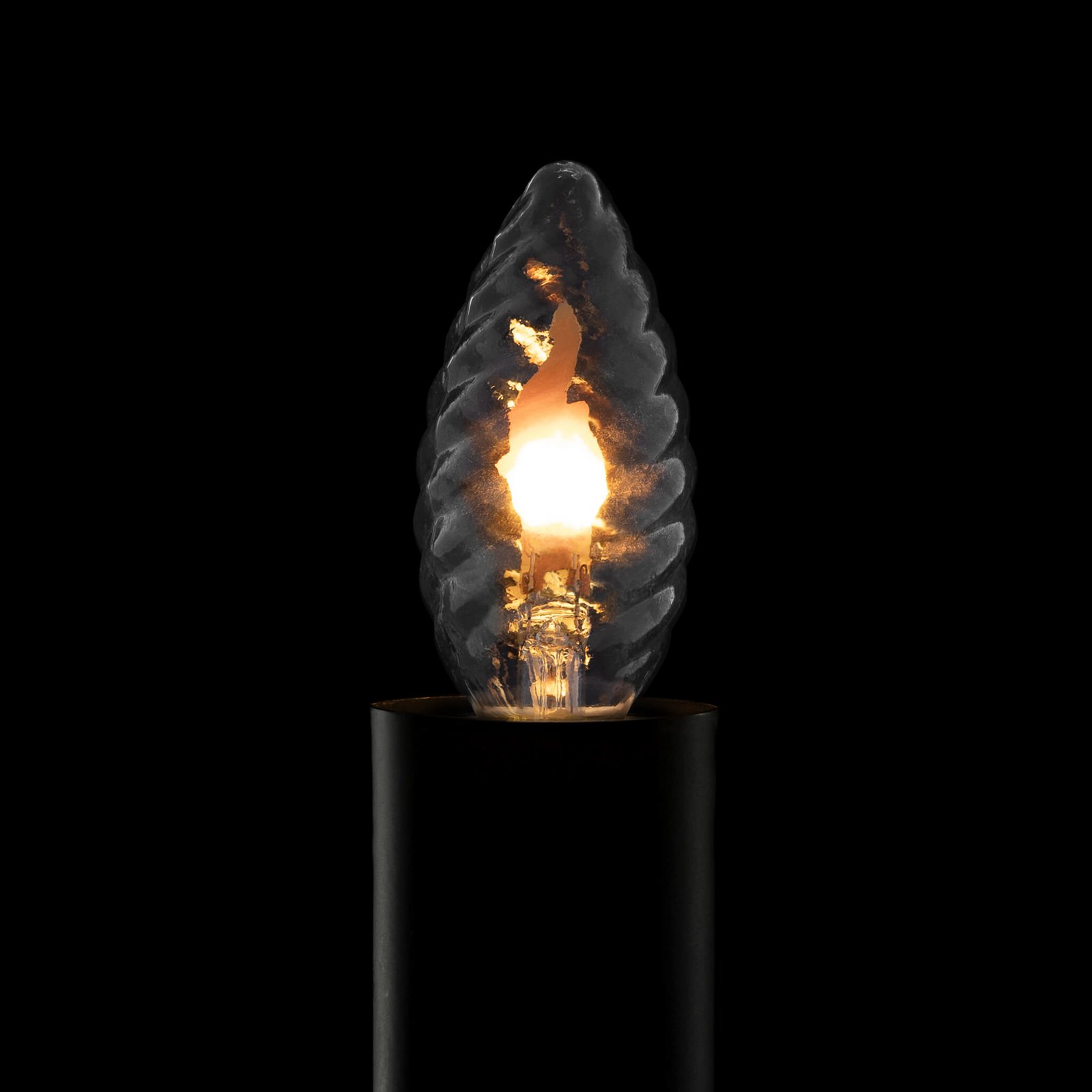 Segula LED Fire Flame Line E14 0,2 W sviečka Twisted 1800 K dekoratívna
