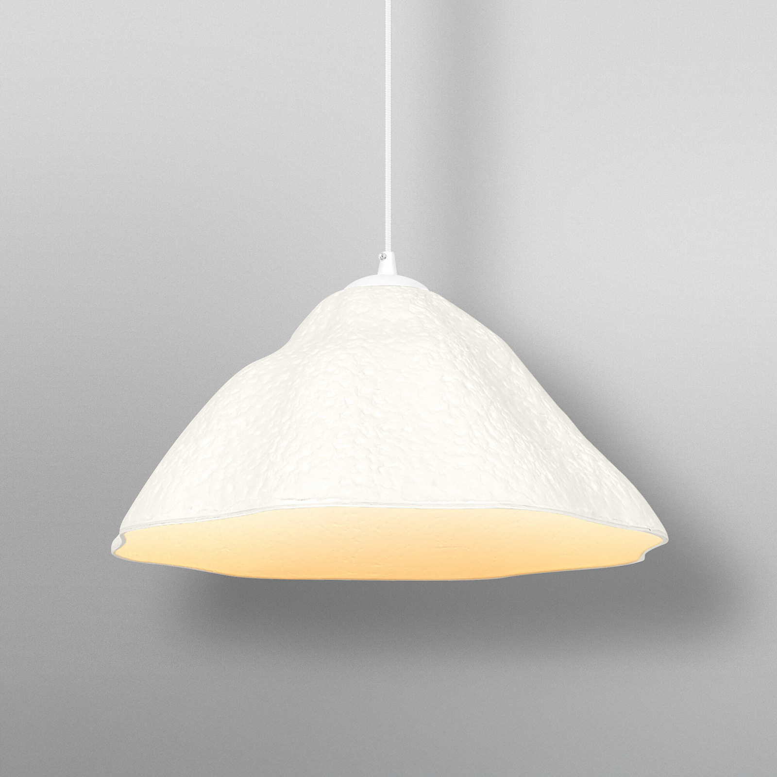 Lampada a sospensione OSRAM Decor Lotus Leaf, a 1 luce, bianca, carta, E27