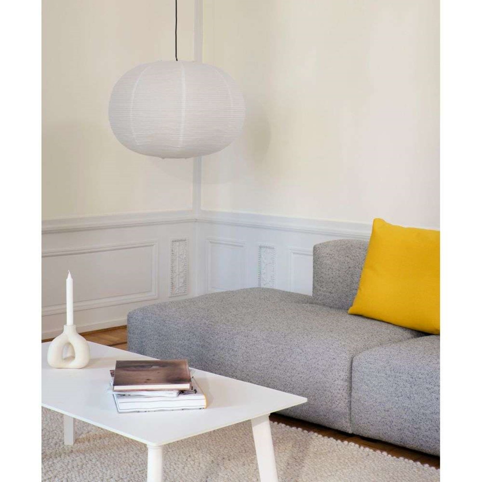 Paper Lampada a Sospensione Ellipse Classic White - HAY