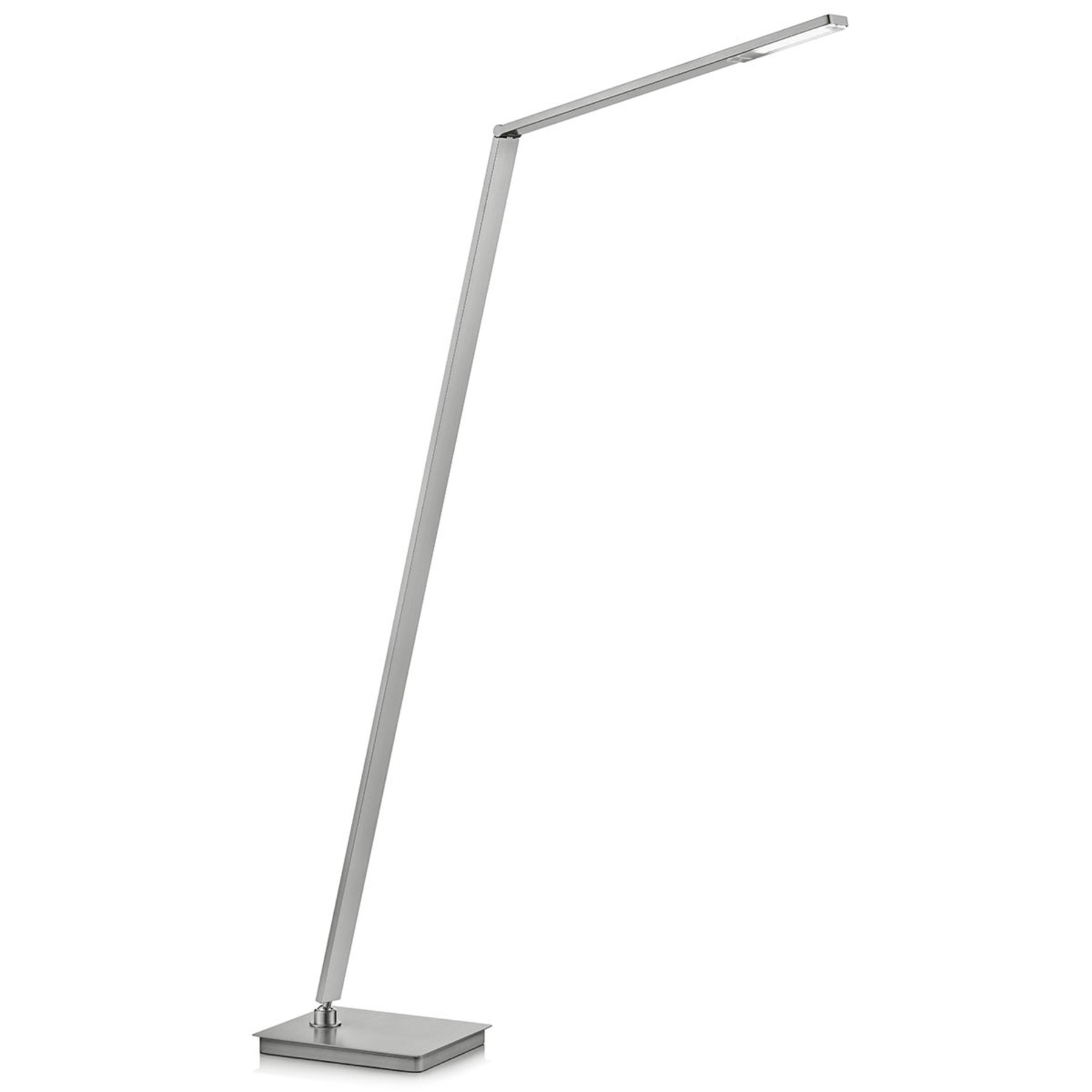 Knapstein Dimmable via gesture control - LED floor lamp Omar, for Living / Dining Room, metal, 10.8 W, energy efficiency: A+, H: 112 cm