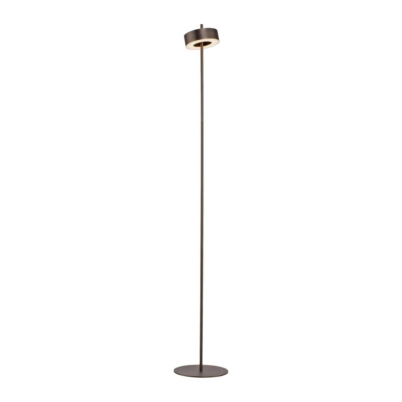 Paul Neuhaus Lampada LED da pavimento Q-Rotate marrone scuro 140 cm