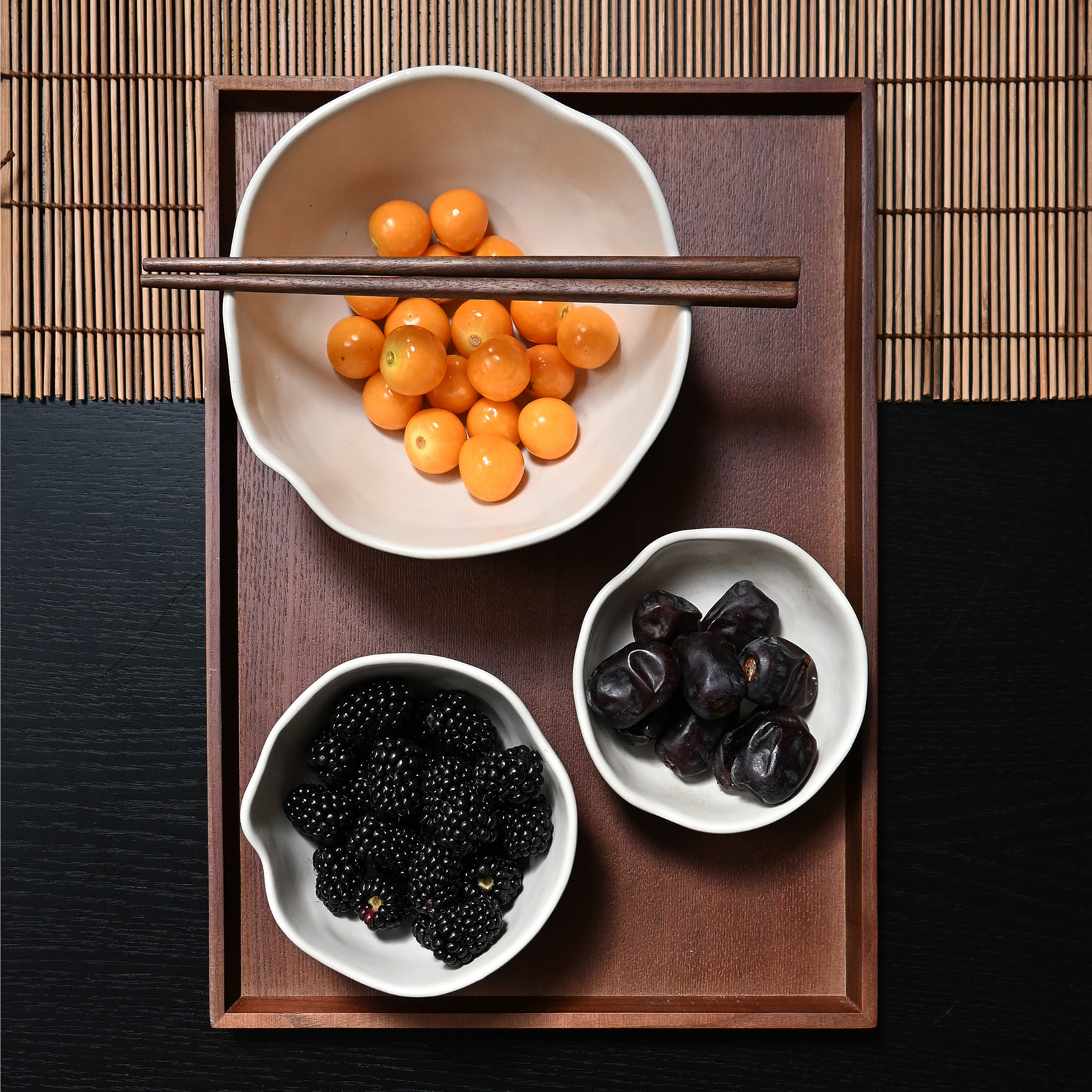 Miska Native, wysokość 5 cm, zestaw 2 sztuki, biała – 101 Copenhagen