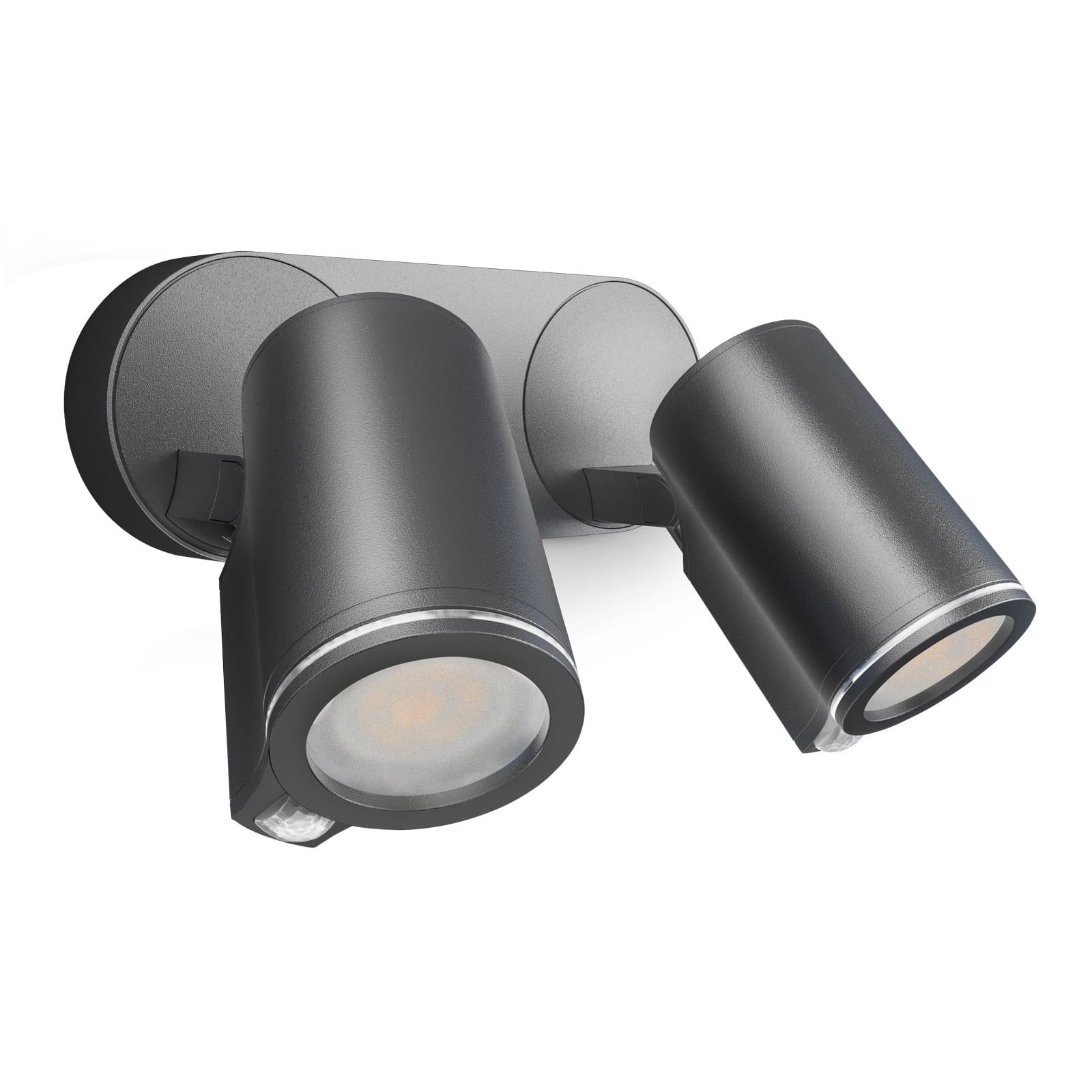 Spot d'extérieur One SC Smart Sensor à 2 lampes, anthracite, IP44 - STEINEL