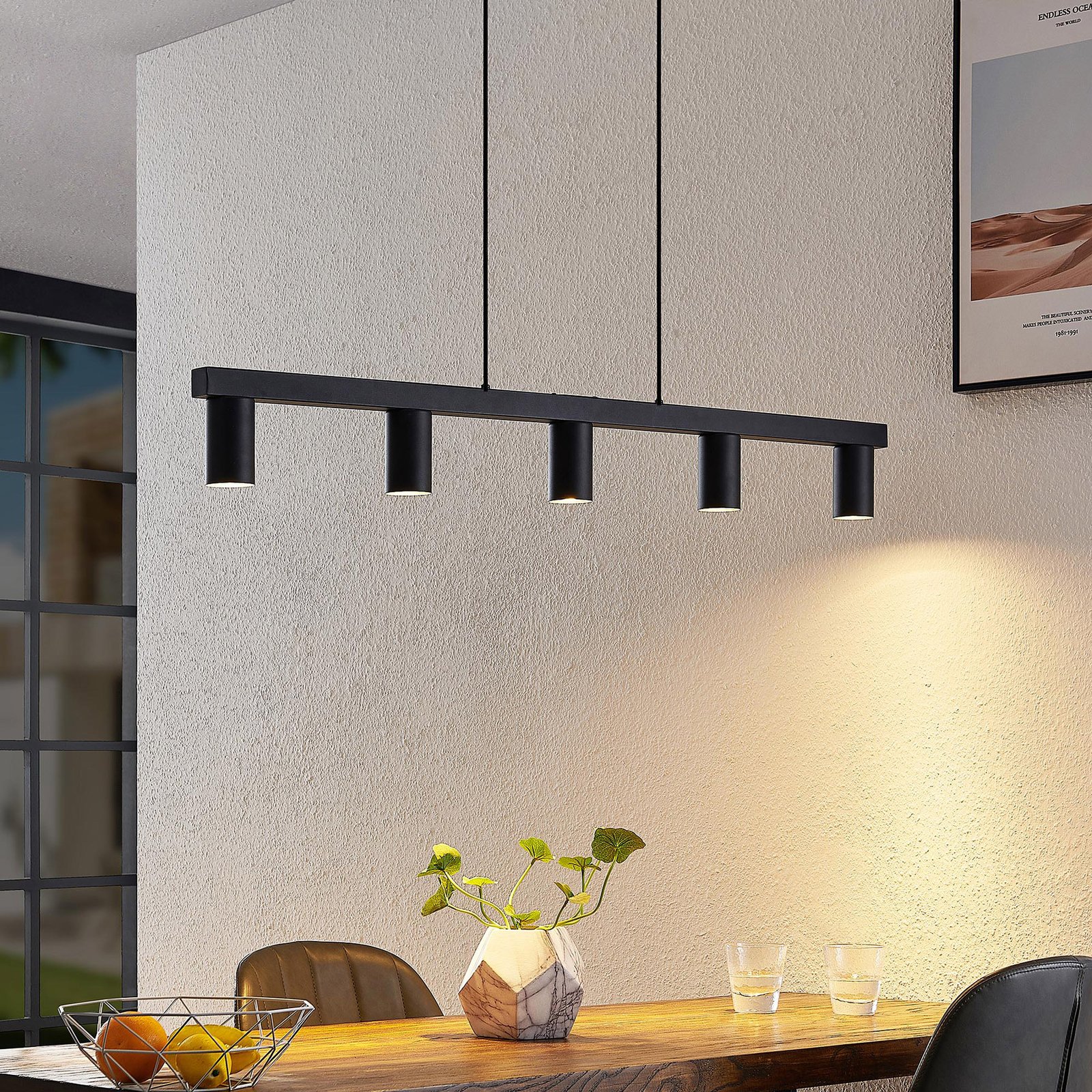 Baliko 5 Závěsná Lampa Black - Lindby