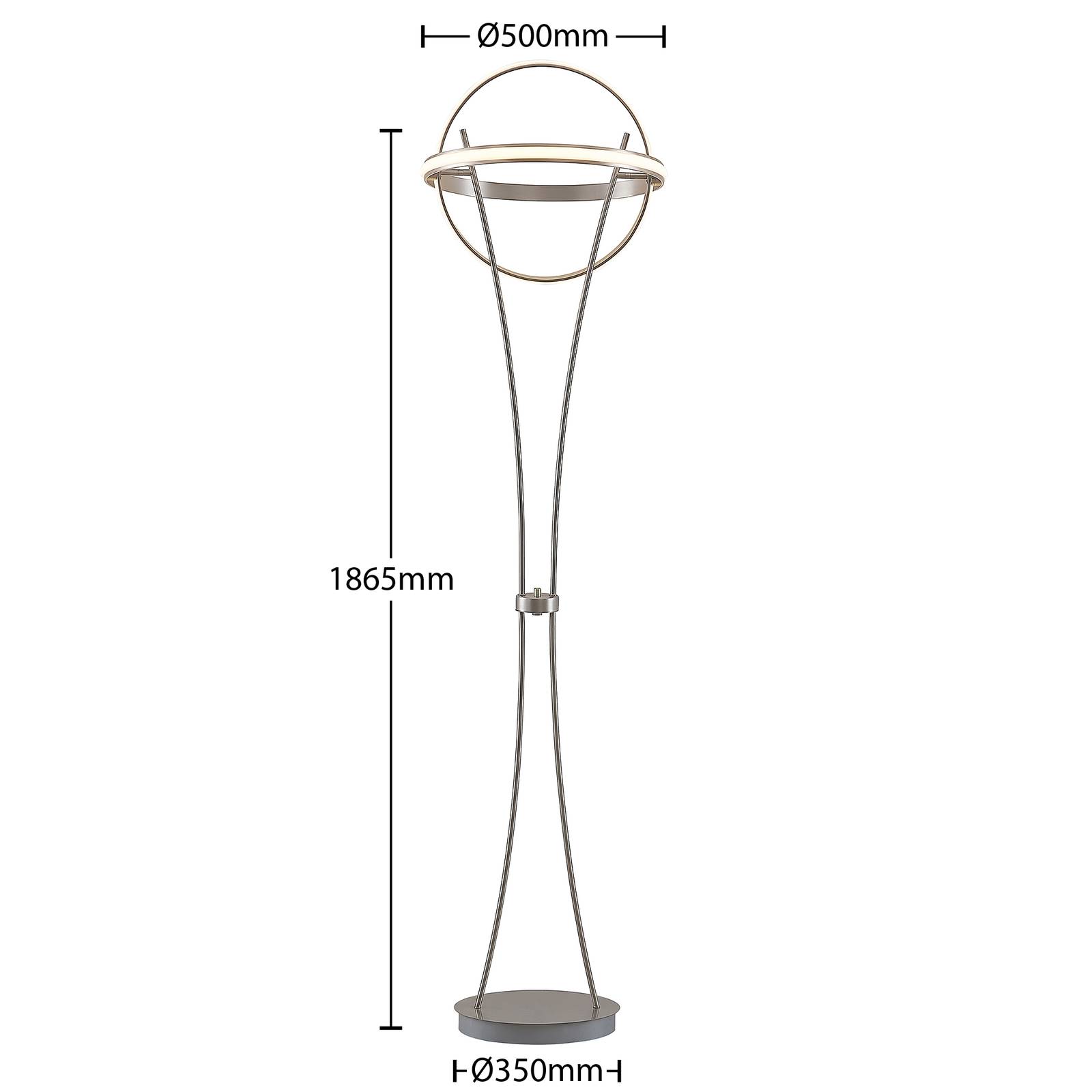 Lindby Berkay lampa stojąca LED