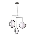 Focus 3 Lustră Pendul Black - DCW