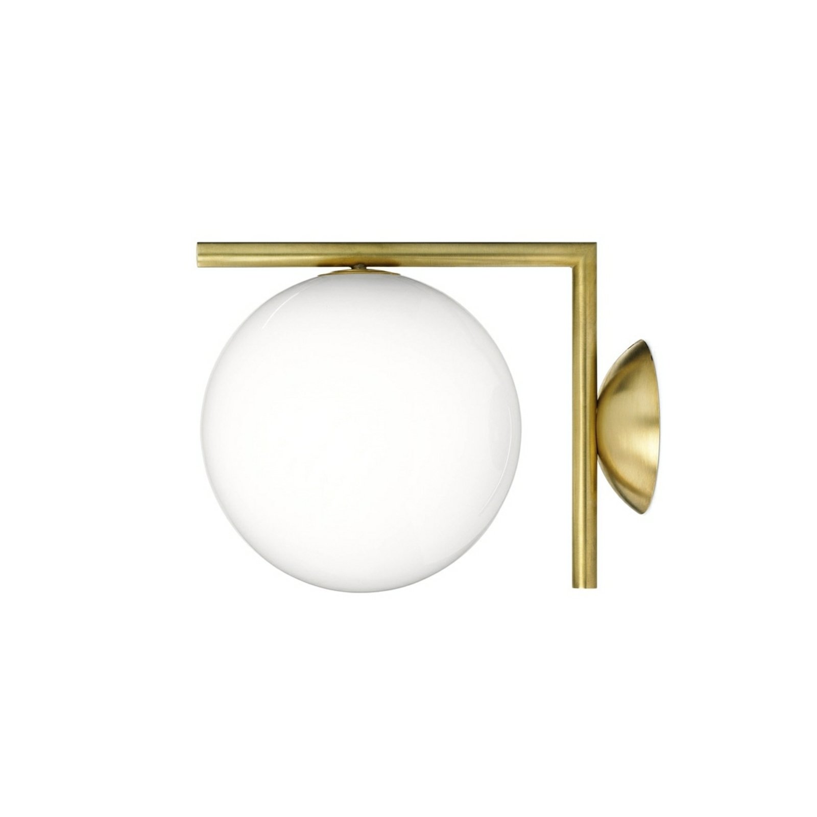 IC C/W1 Wall Lamp/Ceiling Lamp Brass - Flos