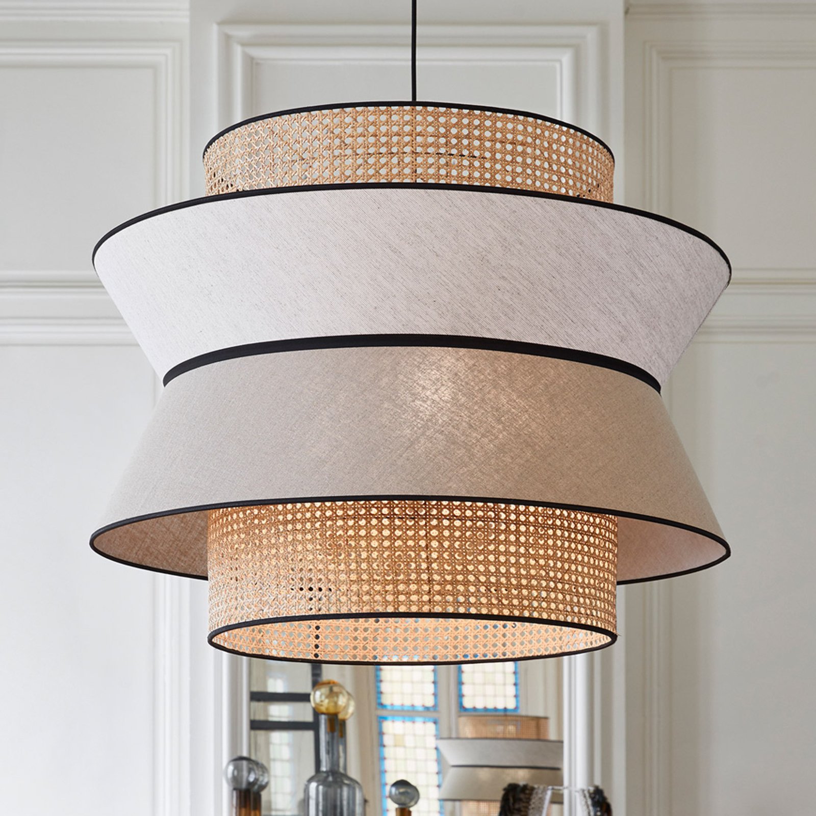 Singapour XXL Hängelampe nude - MARKET SET Singapour XXL Hängelampe nude - MARKET SET