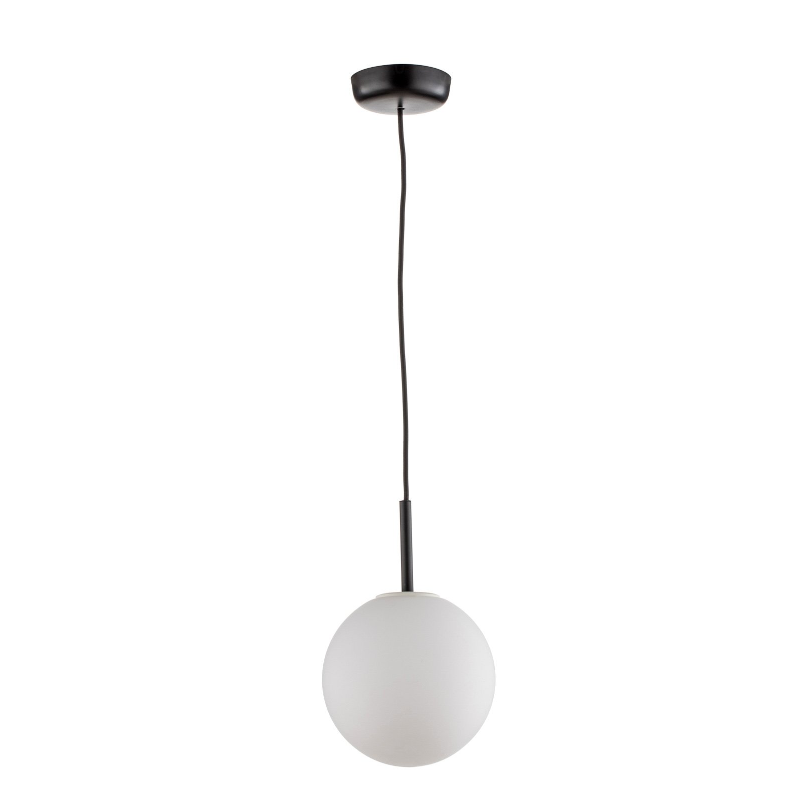 Audo TR Bulb LED hanglamp 1-lamp zwart/opaal mat