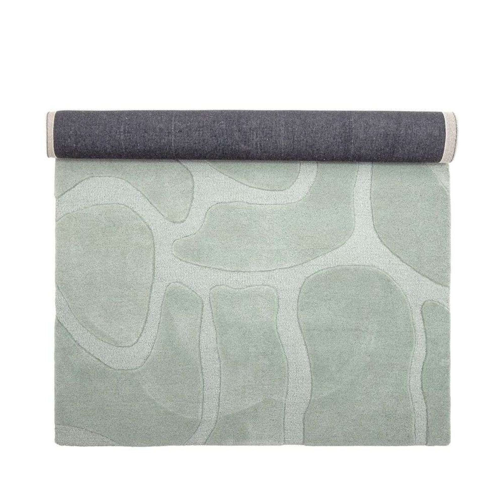 Darlington Rug Green/Wool - Bloomingville