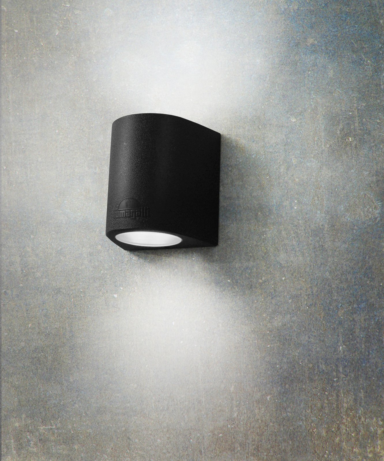 Lampă de perete pentru exterior Marta 160 negru/înghețat GU10 CCT sus/jos