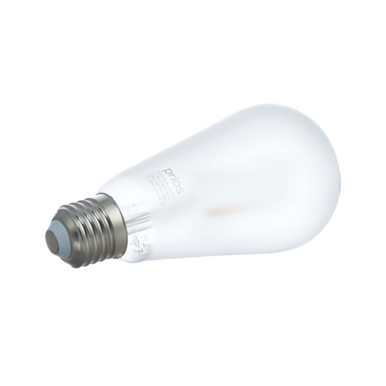 Smart LED-E27 ST64 7W WLAN matt tunable white