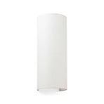 Cotton wall light, curved, 37 x 15 cm, beige