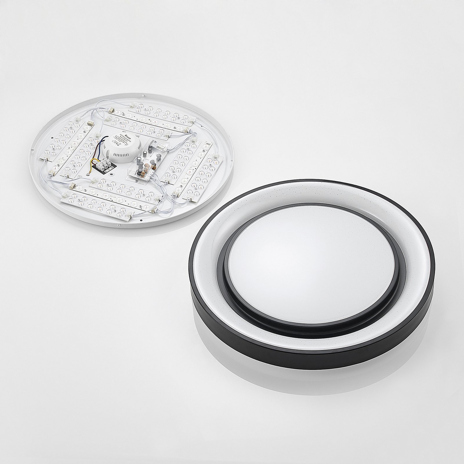 Lindby Gamino LED-Deckenleuchte, RGBW, Smart 48 cm