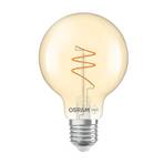 OSRAM LED Vintage G80 E27 4,9W 922 Spiral Filament gold regulável