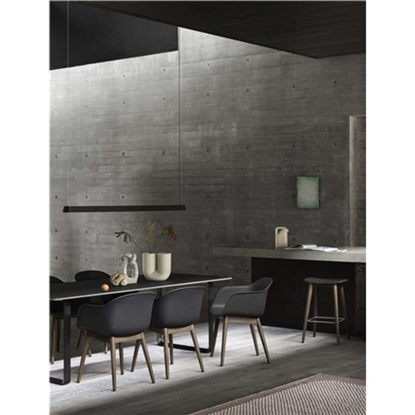 Linear Lustră Pendul L169 Grey - Muuto