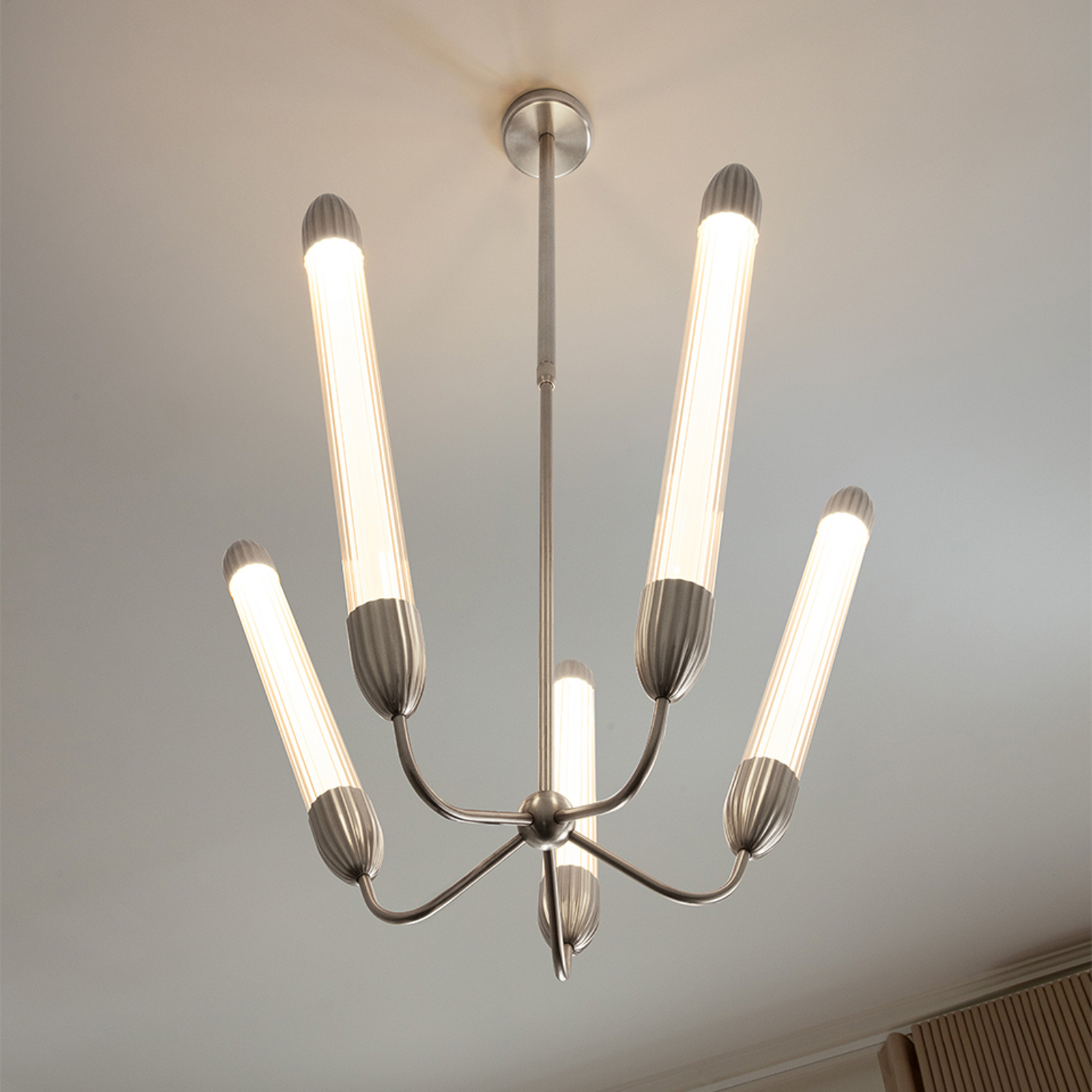 Lemon Squeeze Deckenleuchte Long Plated Steel - UMAGE