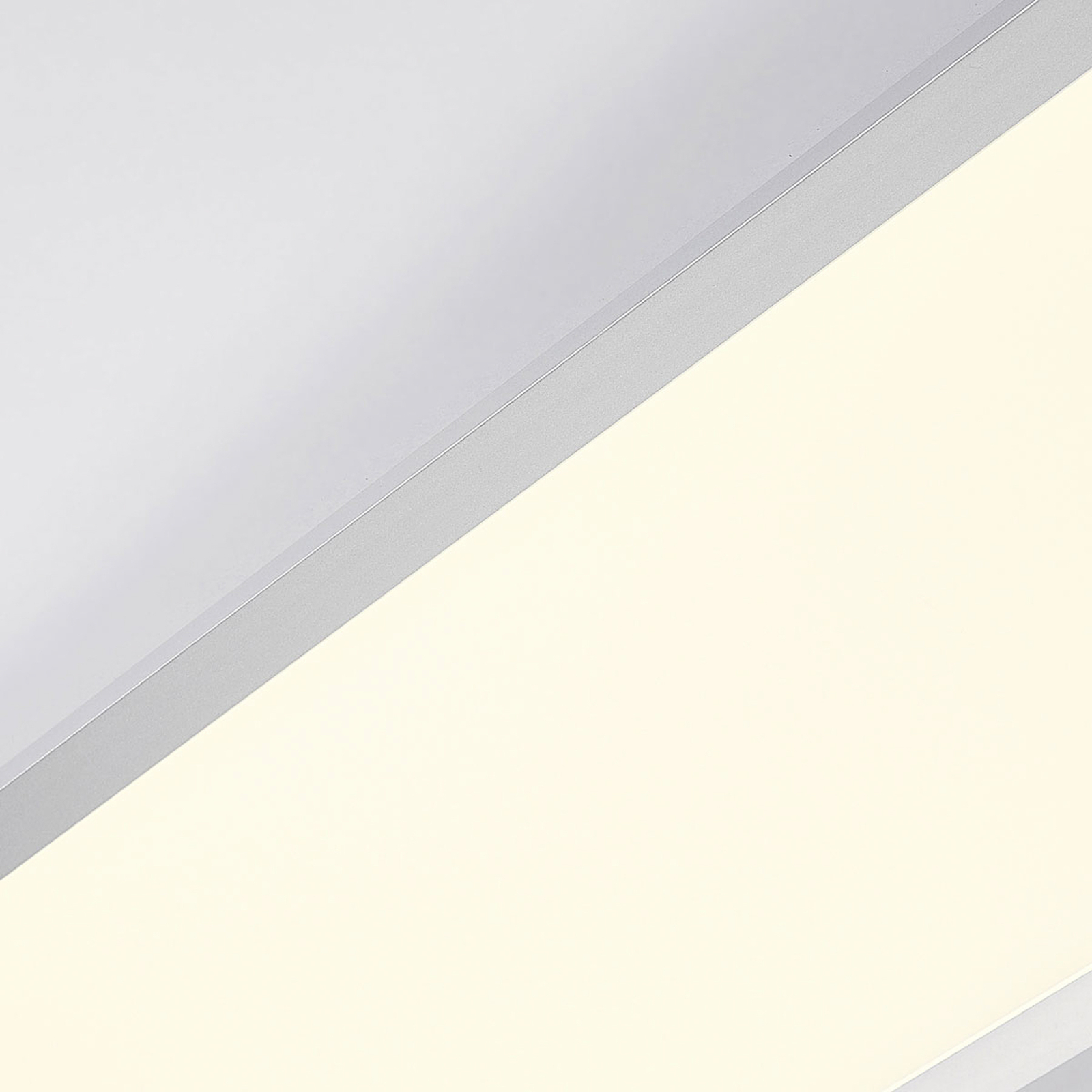 Arcchio Lysander LED-Panel, CCT 119cm 36W, silber