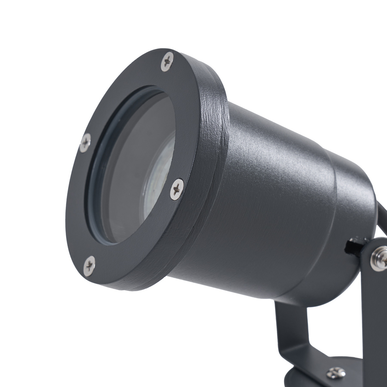 Lindby Zemní kolíky Nielas, sada 3 ks, antracitová barva, zástrčka