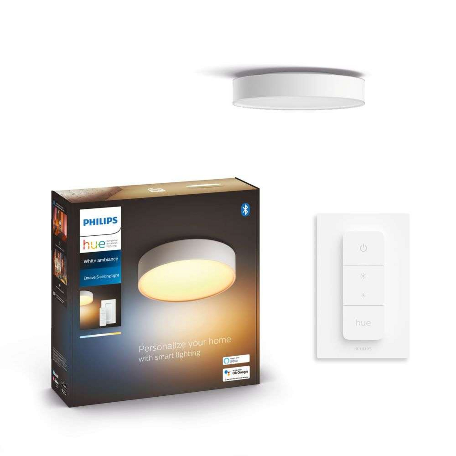 Hue Enrave S Plafonieră White Amb. White - Philips Hue